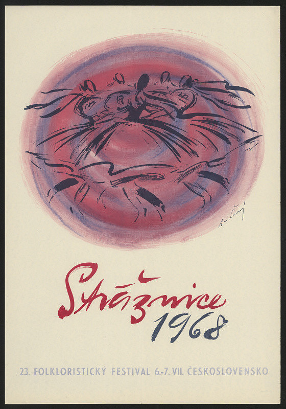 Aleš Černý – 23. mezinárodní folkloristický festival Strážnice Československo 1968 