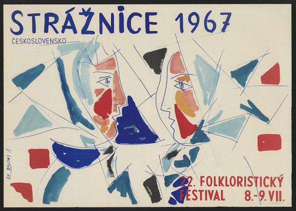 Vladimír Vašíček – 22. mezinárodní folkloristický festival Strážnice Československo 1967 