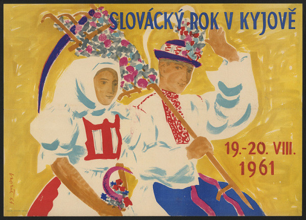 signatura nečitelná – Slovácký rok v Kyjově 1961 
