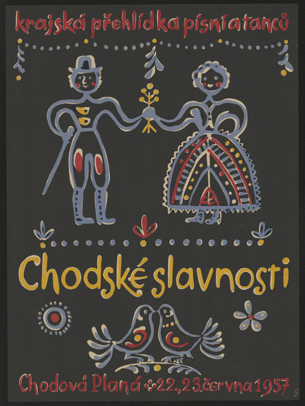 neznámý – Chodské slavnosti Chodová Planá 1957 