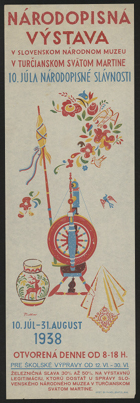 Ľudovít (Ľudo) Fulla – Národopisná výstava, národopisné slávnosti v Turčianskom Svätom Martine 1938 