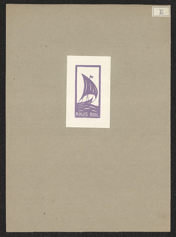 Rolf Erikson – Ex libris Rolfs Bok 