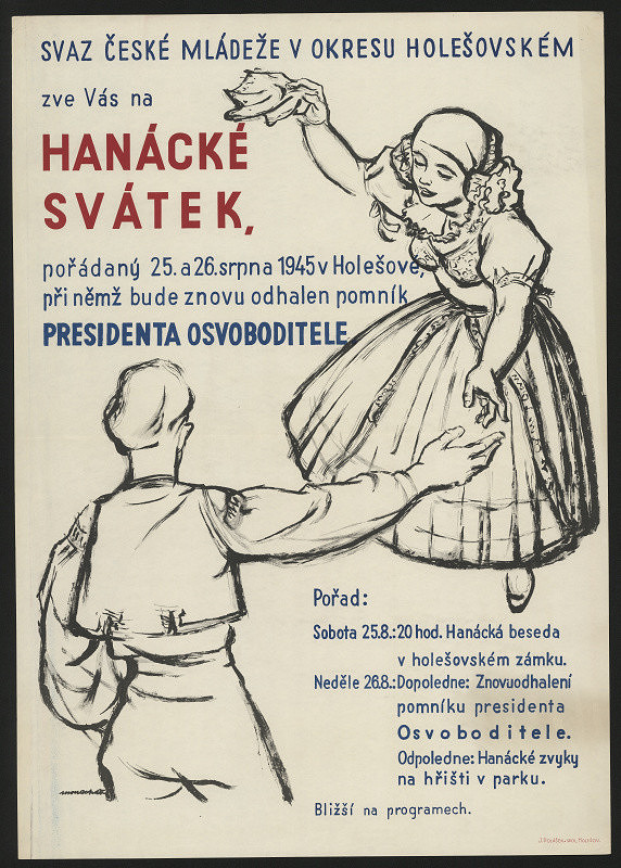 signatura nečitelná – Hanácké svátek v Holešově 1945 