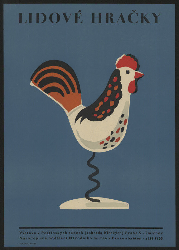 neznámý – Lidové hračky. Výstava v Petřínských sadech, Praha Smíchov, Národopisné oddělení NM Praha 1965 