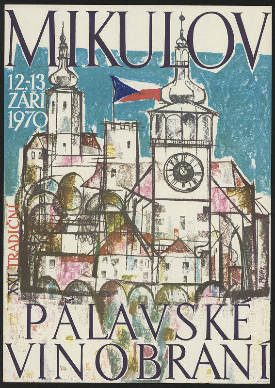 A. Fuchs – 21. Pálavské vinobraní, Mikulov 1970 
