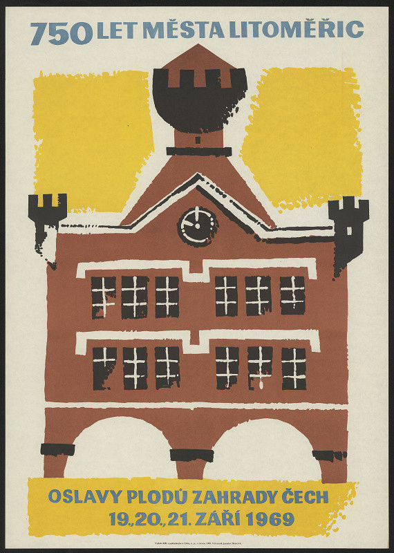Jaroslav Němeček – 750 let města Litoměřic 1969 