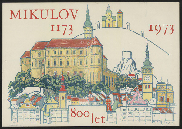 Ruda (Rudolf) Gajdoš – Mikulov 800 let,1173-1973 