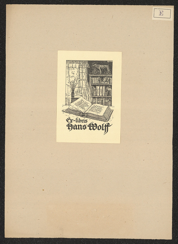 Heinrich Ernst – Ex libris Hans Wolf 