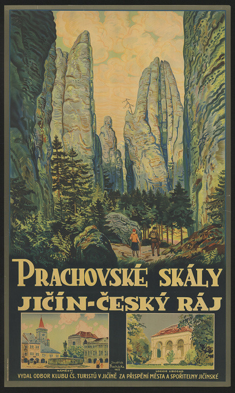 Jindřich Procházka – Prachovské skály, Jičín, Český ráj, 1927 