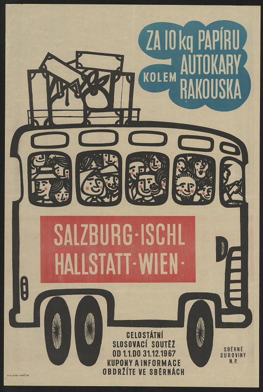 neznámý – Sběrné suroviny n.p. Celostátní slosovací soutěž 1967 