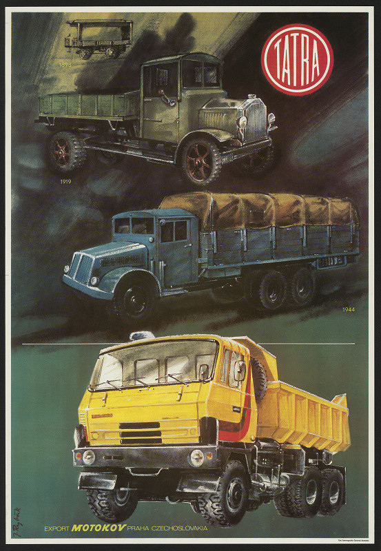 Jan Rybák – Tatra. Export Motokov Praha Czechoslovakia 