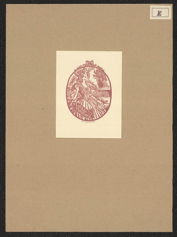 Joan Estiarte Samsó – Ex libris Matilde Martinez 