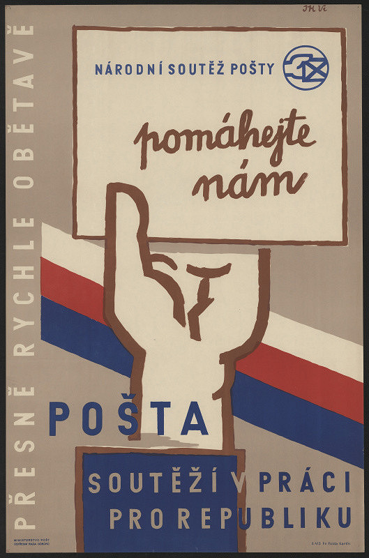 signatura JH Va – Pošta soutěží v práci pro republiku 