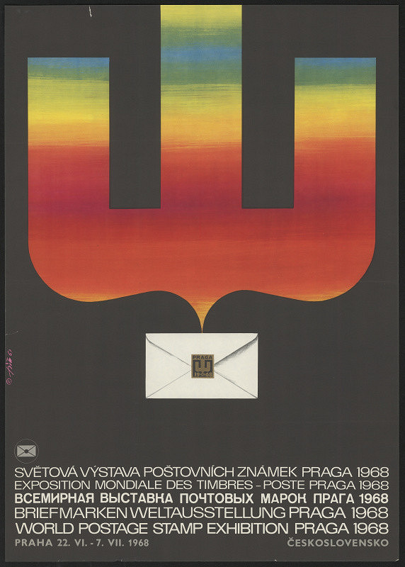Jaroslav Fišer – Světová výstava poštovních zámek Praga 1968 