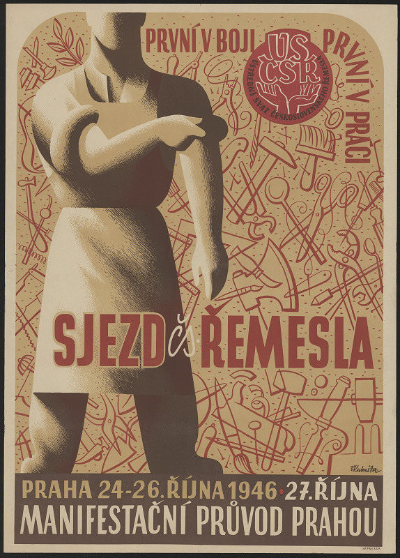 Vojtěch Kubašta – Sjezd Čs. řemesla, Prha 1946 