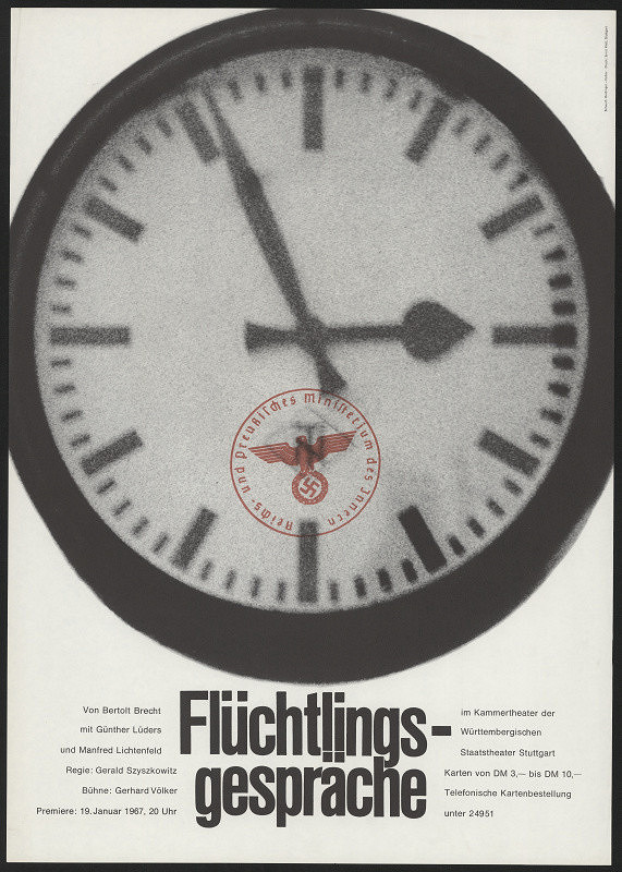 Heidinger (?) – B. Brecht: Flüchtlingsgespäche. Staatstheater Stuttgart 