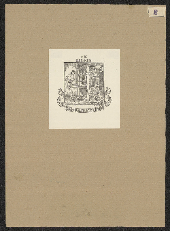 Joan Estiarte Samsó – Ex libris Josep Batlle Tejedor 