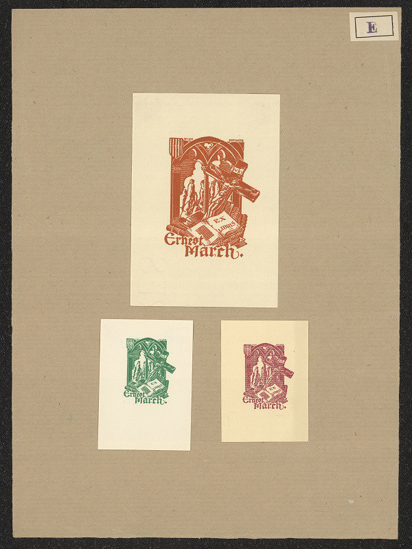 Joan Estiarte Samsó – Ex libris Ernst March 