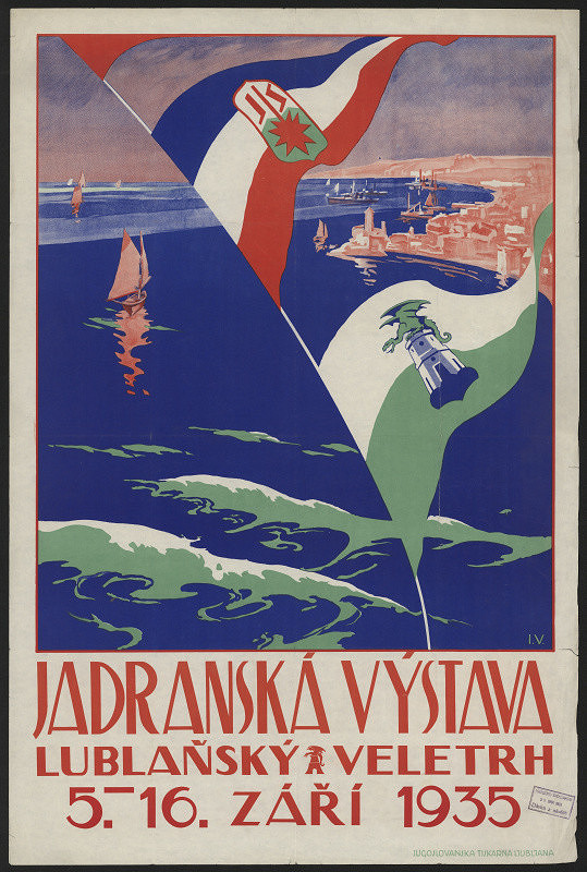 signatura I.V. – Jadranská výstava. Lublaňský veletrh 1935 