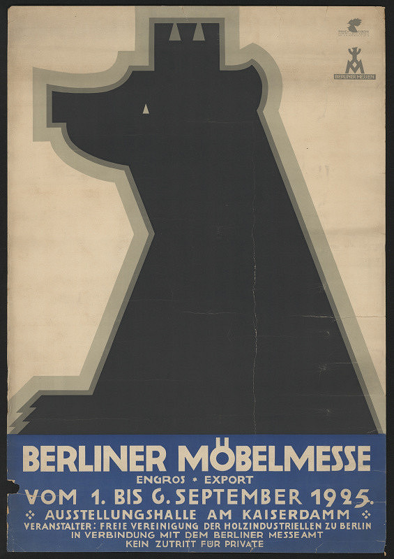 Dinse & Eckert – Berliner Möbel-Messe 1 bis 6. Sept. 1925 