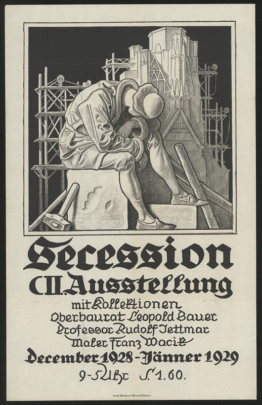 neznámý – Secssion II. Ausstellung - Leop. Bauer, Rud. Jettmar, Franz Wacik, Wien 1929 