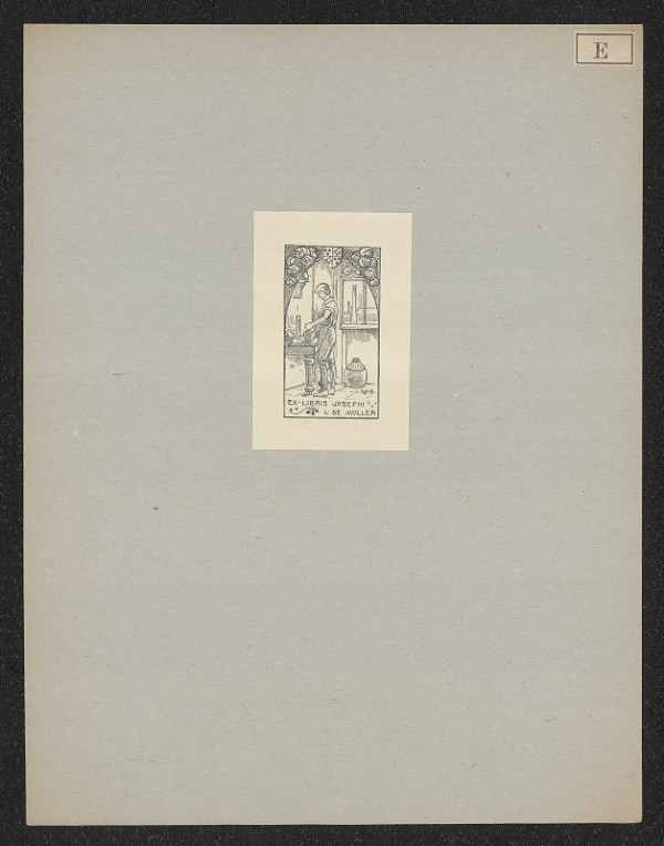 Gustav Eyb – Ex libris Josephi L. de Müller 