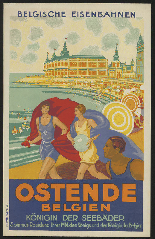 neznámý – Ostende Belgien Belgische Eisenbahnen 
