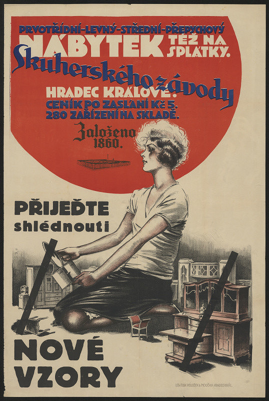 neznámý – Nábytek Skuherského závody Hradec Králové. Nové vzory 