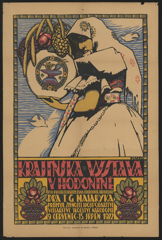 Rudolf Livora – Krajinská výstava v Hodoníně ... Průmysl, živnosti, hospodářství ... školství, národopis 1922 