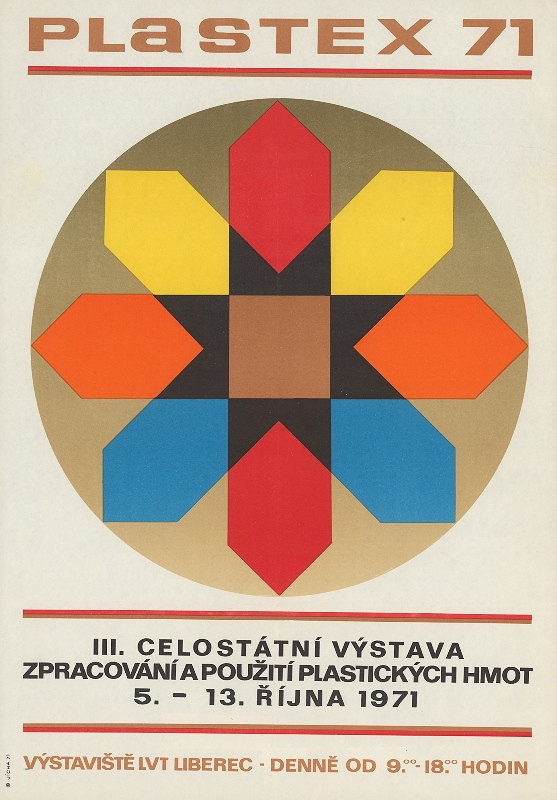 Josef Jícha – PLASTEX 71, III. celostátní výstava zpracování a pužití plastických hmot, Výstaviště LVT Liberec 