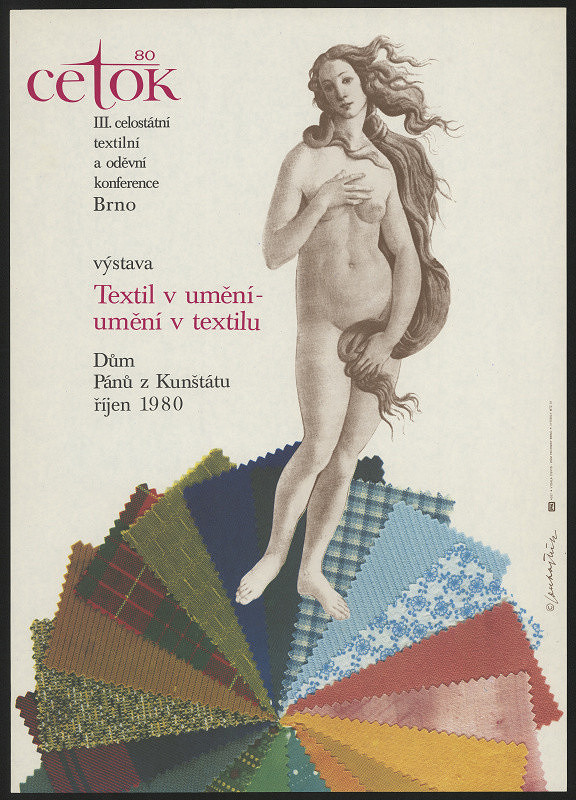 Jan Rajlich st. – CETOK 80, III. celostátní textilní a oděvní konference Brno, Výstava: Textil v umění, umění v textilu Dům pánů z Kunštátu 