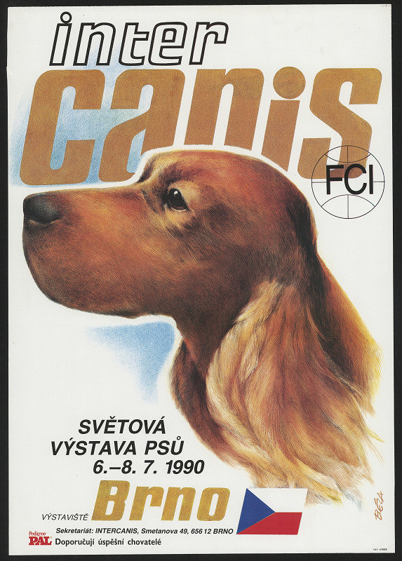 Jaroslav Béza – Inter Kanis. Světová výstava psů 1990. Brno 