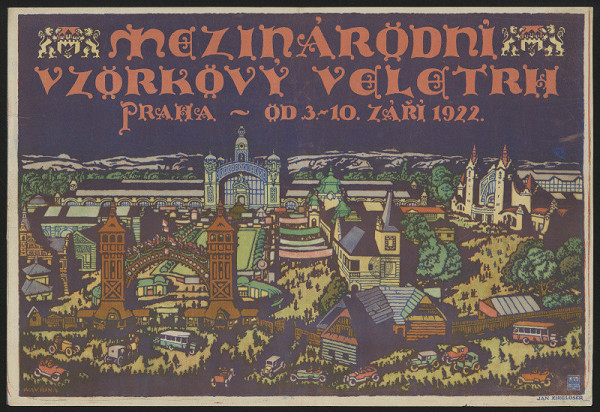 Karel Vavřina – Mezinárodní vzorkový veletrh Praha 1922 
