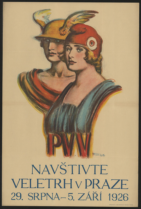František Xaver Naske – Navštivte veletrh v Praze 1926, PVV 