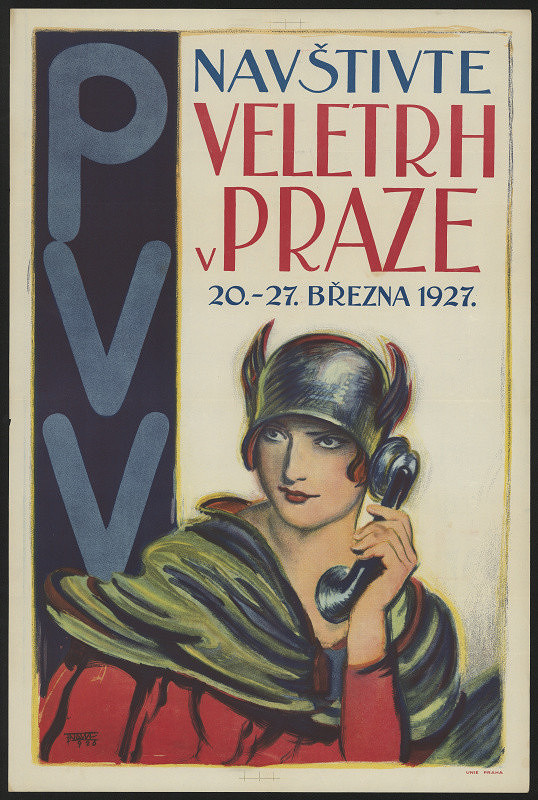 František Xaver Naske – Navštivte veletrh v Praze 1927, PVV 