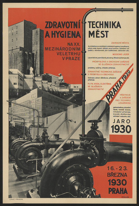 Josef Hesoun – Zdravotní technika a hygiena měst na XX. mezinárodním veletrhu v Praze 1930 