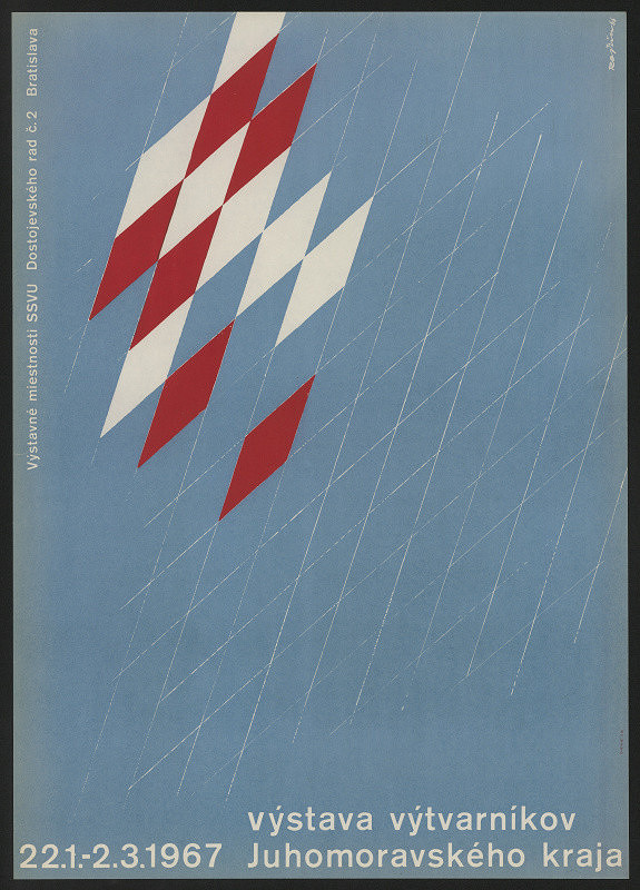 Jan Rajlich st. – Výstava výtvarníkov Juhomoravského kraja, Bratislava 1967 