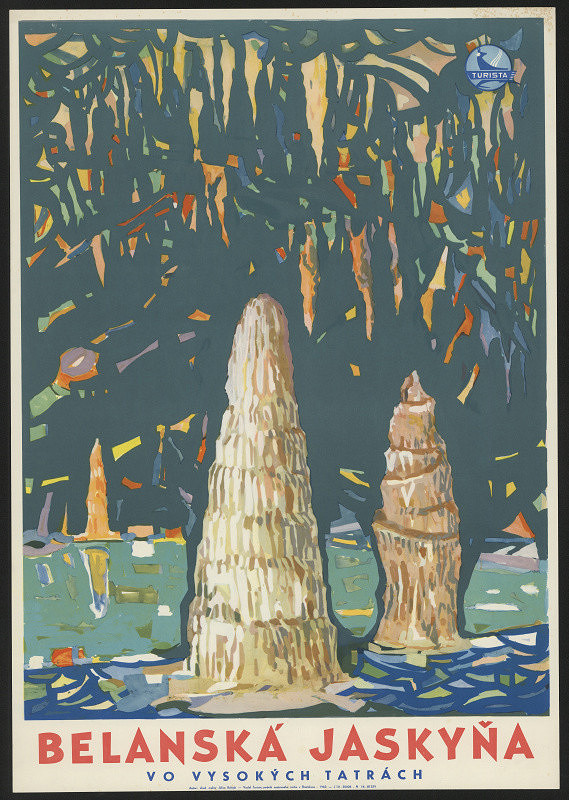 Július Balogh – Belanská jaskyňa vo Vysokých Tatrách, turista 1960 