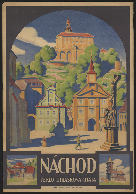 Peirková – Náchod, Peklo, Jiráskova chata, KČST 