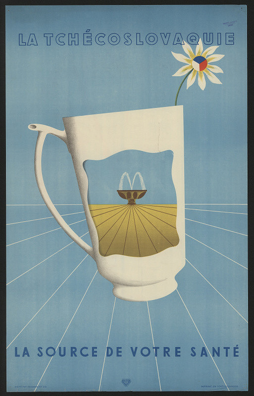 neznámý – La Tchécoslovaquie Le source de votre santé 