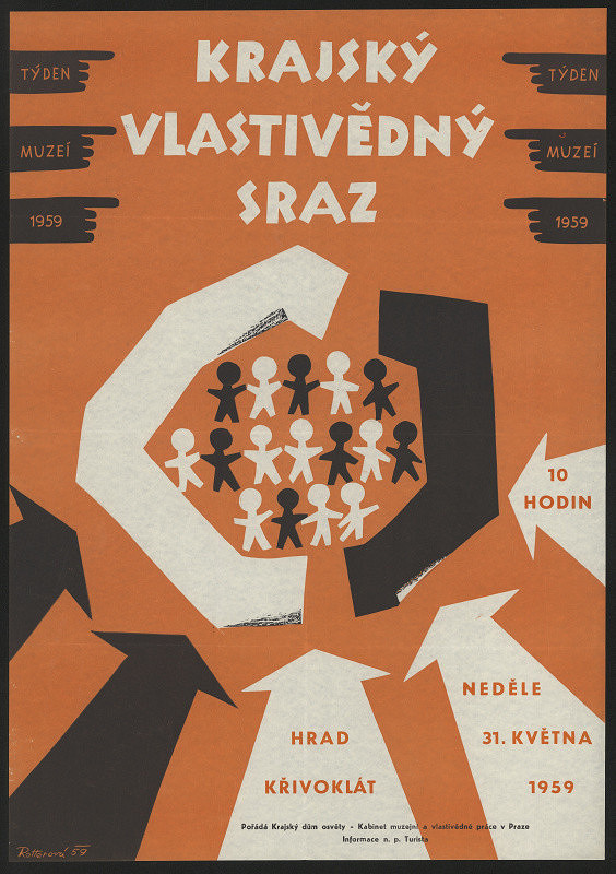 Romana Rotterová – Týden muzeí 1959. Krajský vlastivědný sraz, Hrad Křivoklát 