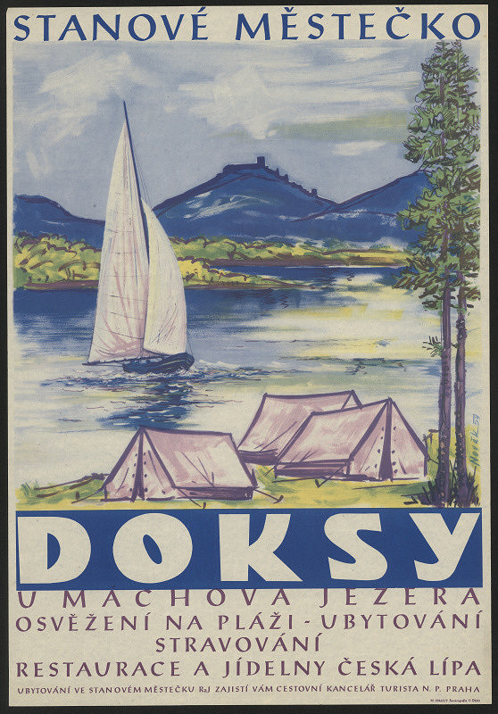 Novák – Stanové městečko Doksy u Máchova jezera 