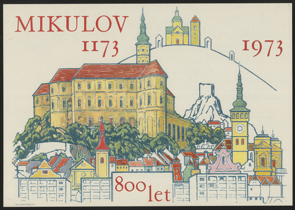 Ruda (Rudolf) Gajdoš – Mikulov 1173-1973, 800let 