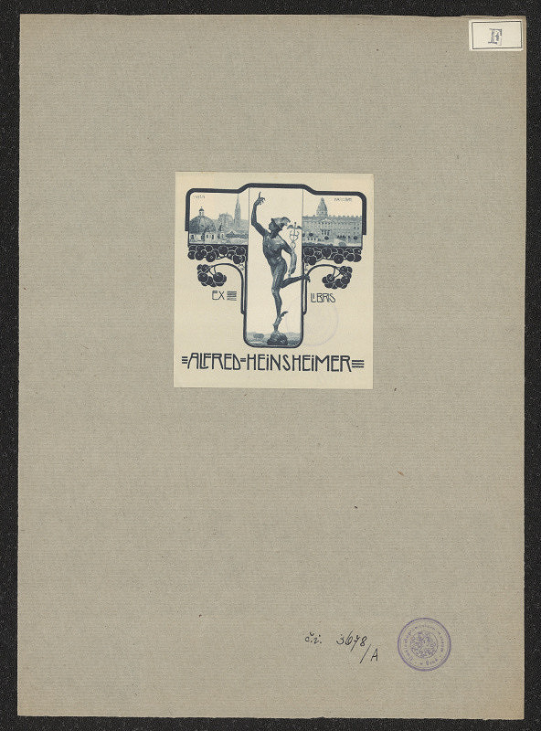  – Exlibris Alfred Heinsheimer 