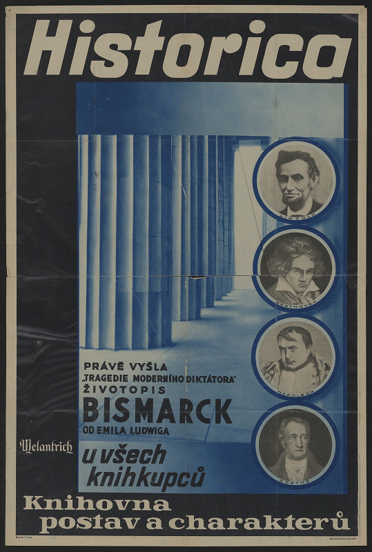 Slavoboj Tusar – Historica -  Knihovna postav a charakterů. Melantrich E. Ludwig, Bismarck 