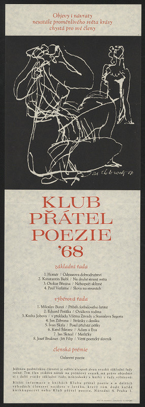 Zdeněk Chotěnovský – Klub přátel poezie´68 