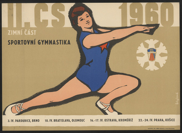 Eva Feiglová – II. CS zimní část sportovní gymnastika 1960 