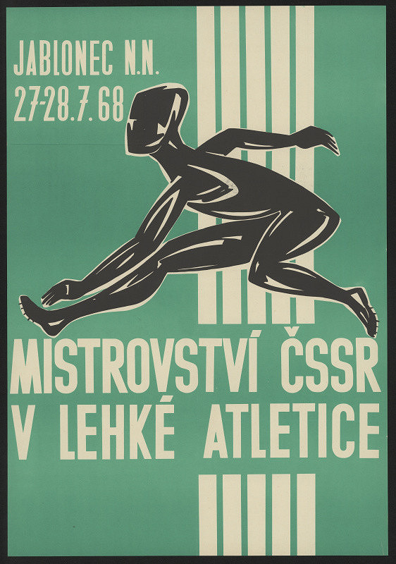 neznámý – Mistrovství ČSSR v lehké atletice, Jablonec n.N. 27.-28.7.1968 