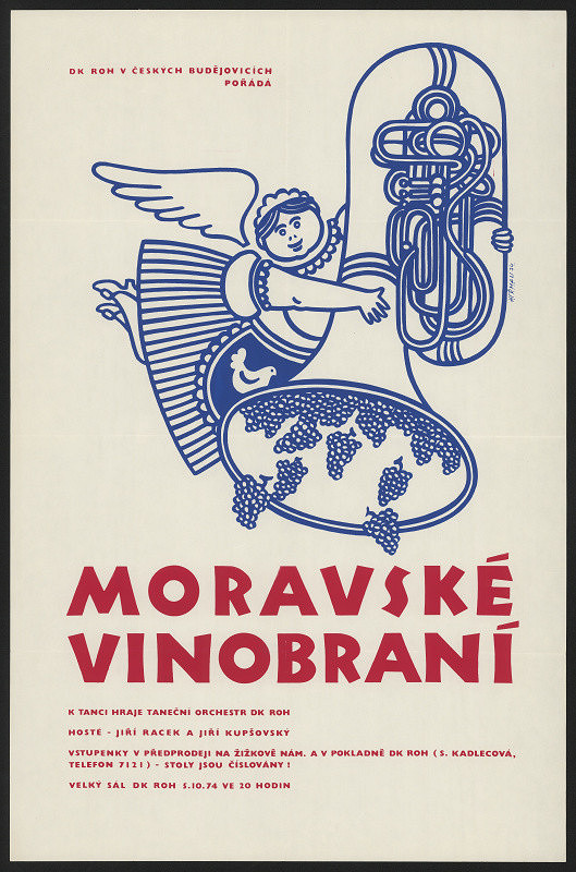 Heřman – Moravské vinobraní DK ROH  v Českých Budějovicích 1974 
