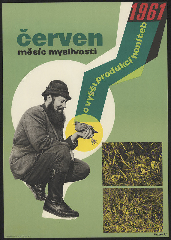 Jaroslav Béza – Červen - měsíc myslivosti, 1961, O vyšší produkci honiteb 